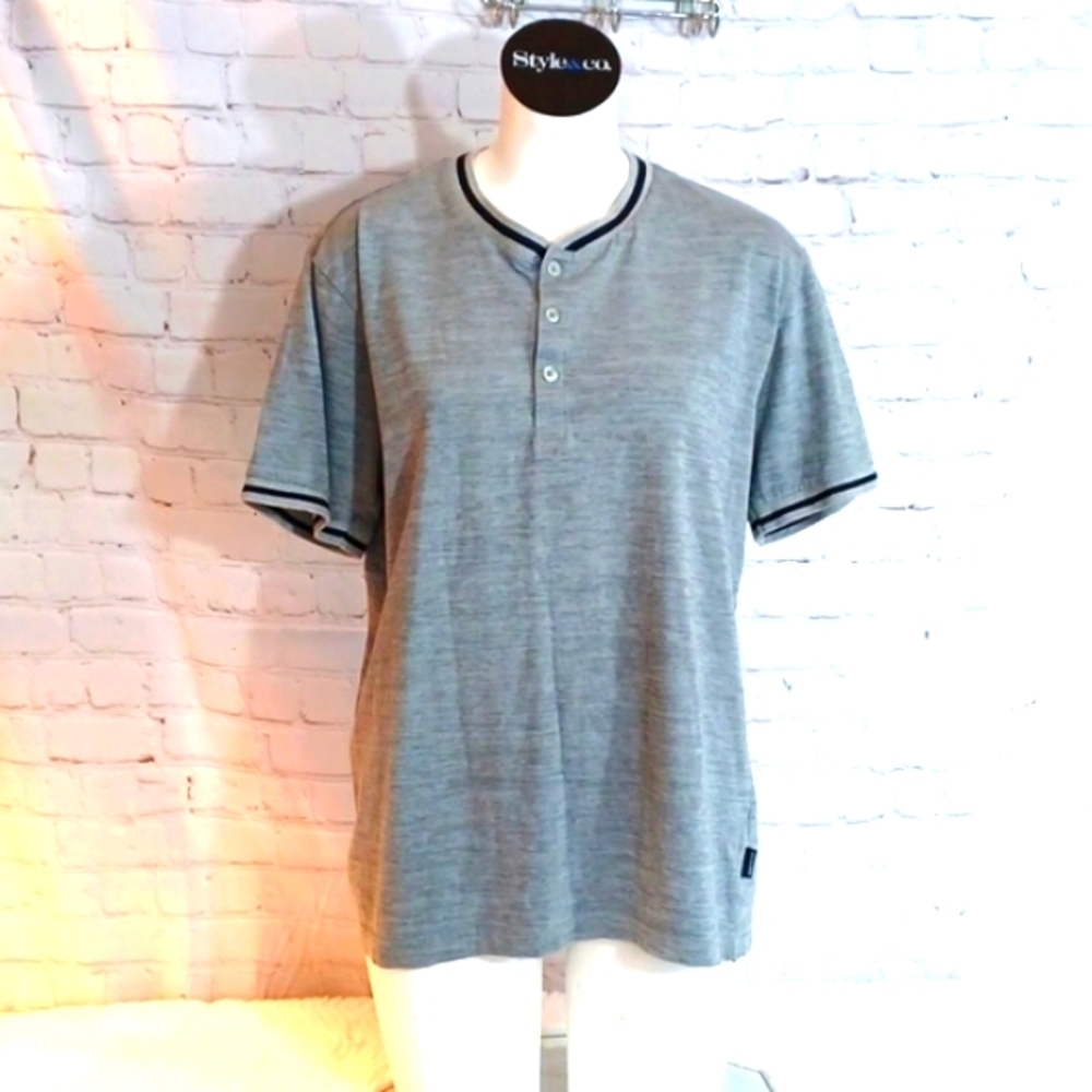 Kenneth Cole Woman's Gray Athleisure Top M